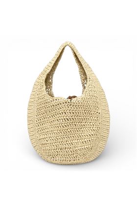 Borsa Gianni Chiarini in paglia crochet colore naturale. GIANNI CHIARINI | 11954-CORDA